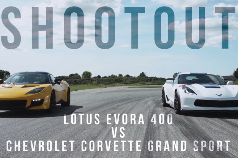 Corvette Grand Sport vs Lotus Evora 400 Shootout