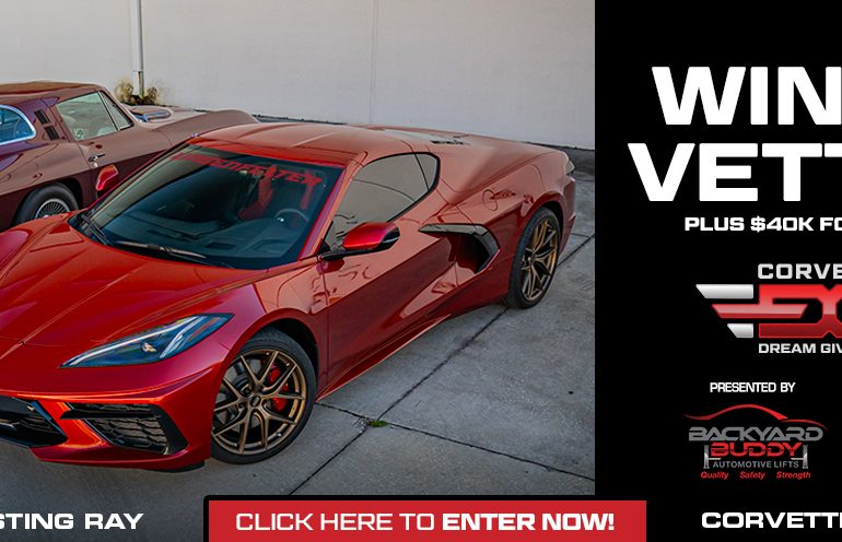 Advertisement for 2022 Corvette Dream Giveaway