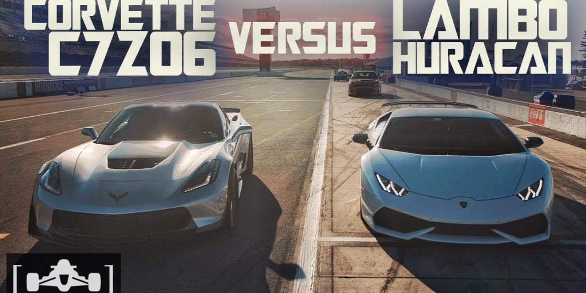 2019 Chevrolet Corvette Z06 vs Lamborghini Huracan LP610-4 Roll Race