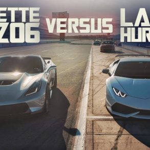 2019 Chevrolet Corvette Z06 vs Lamborghini Huracan LP610-4 Roll Race