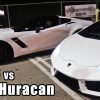 Stock 2017 Chevrolet Corvette Z06 vs Lamborghini Huracan