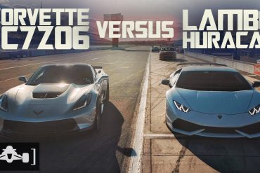2019 Chevrolet Corvette Z06 vs Lamborghini Huracan LP610-4 Roll Race