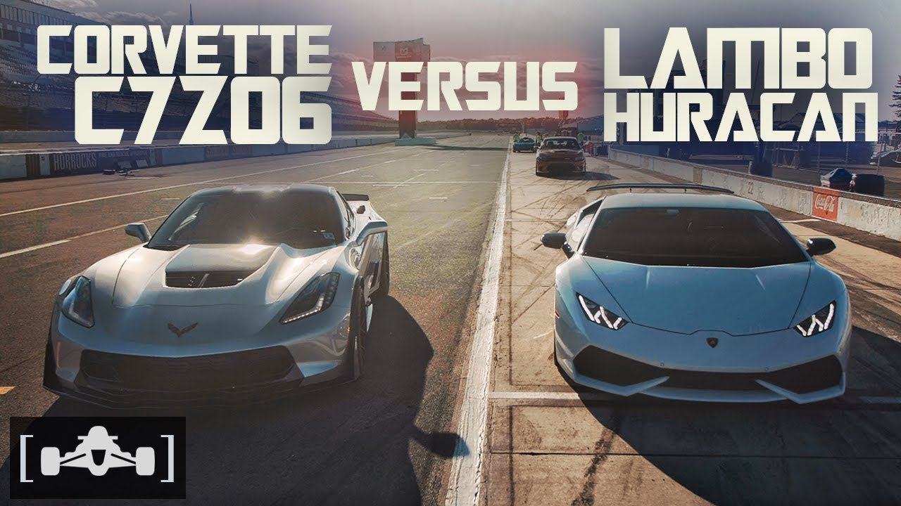 2019 Chevrolet Corvette Z06 vs Lamborghini Huracan LP610-4 Roll Race