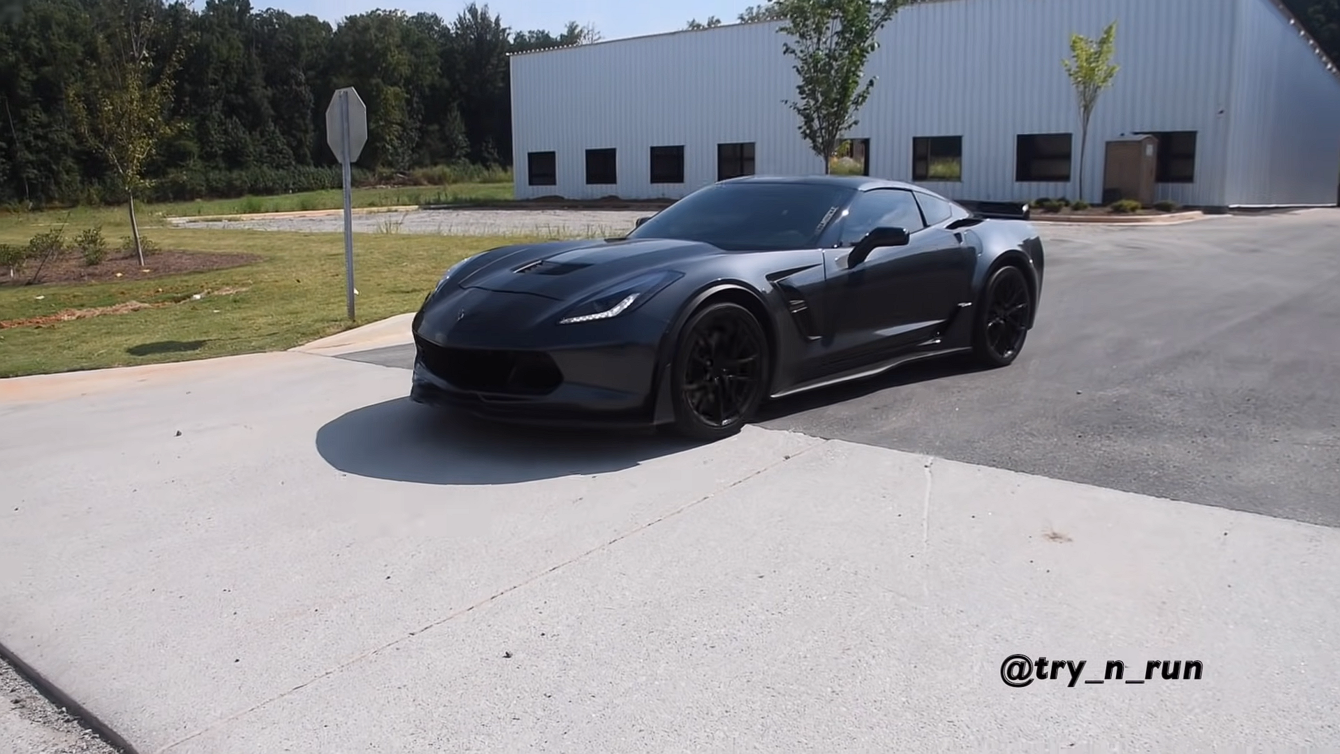 Crazy Sounding Supercharged Corvette Grand Sport