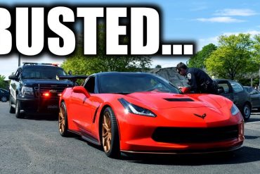 Corvette Pulled Over By The Police Because Of Over Revving?