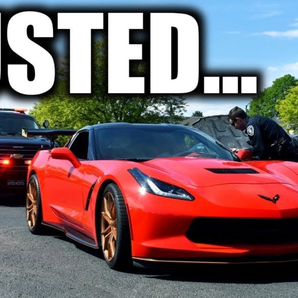 Corvette Pulled Over By The Police Because Of Over Revving?