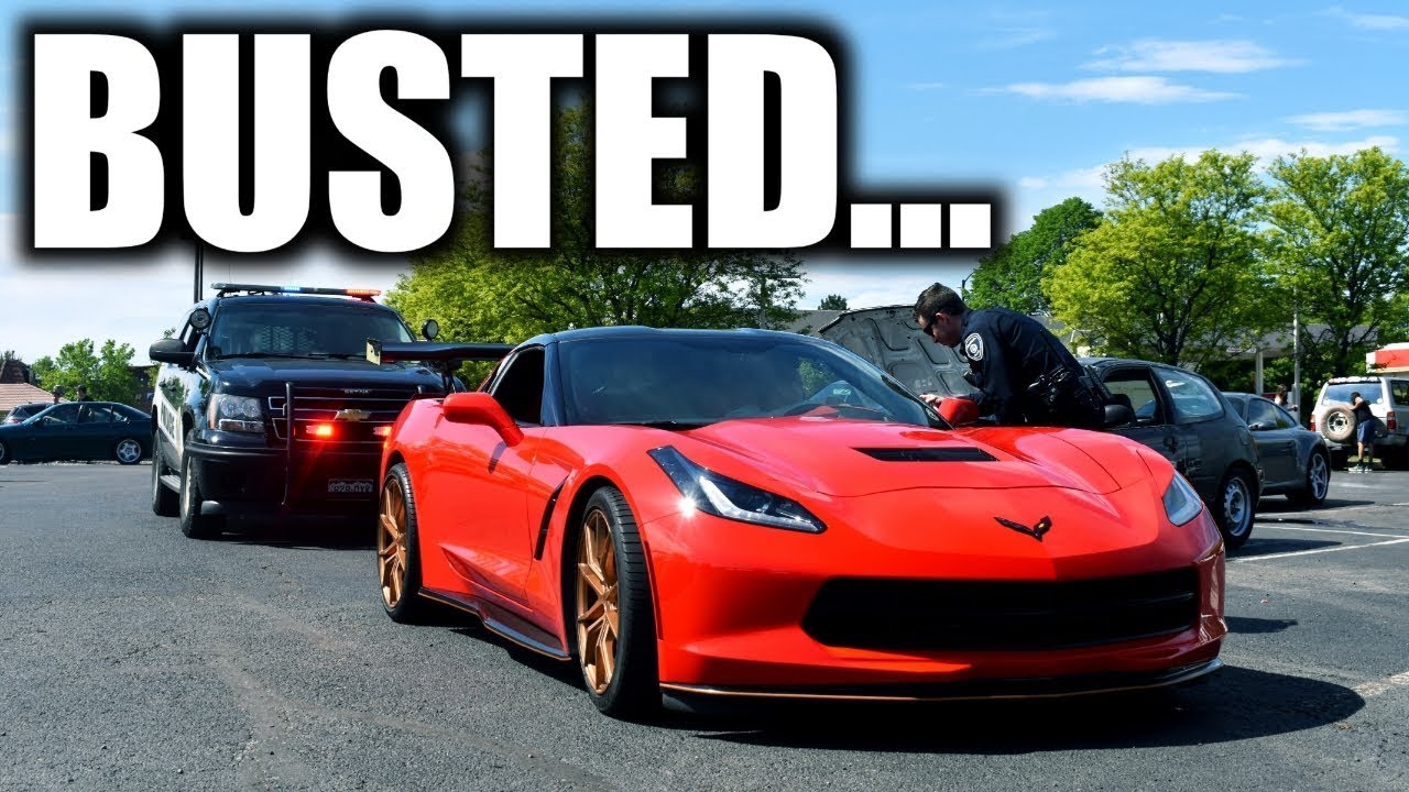 Corvette Pulled Over By The Police Because Of Over Revving?