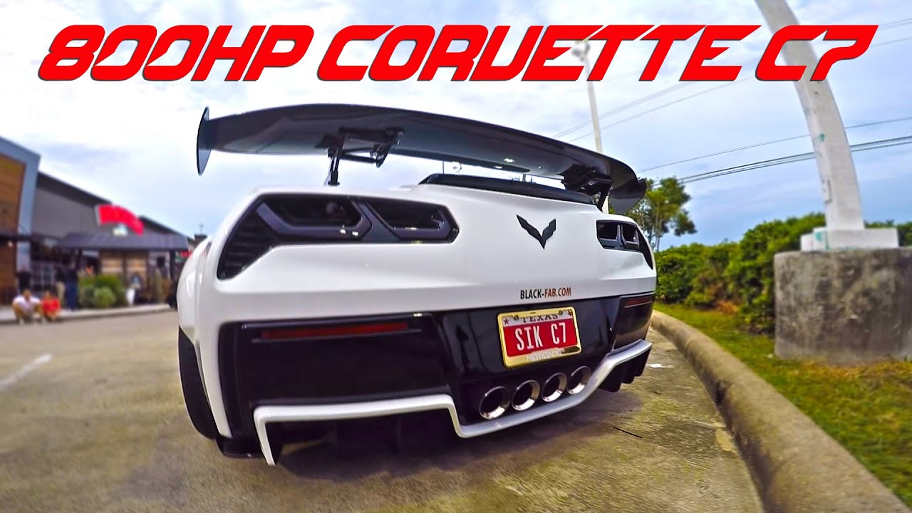 800 HP Corvette C7 Widebody ProCharged