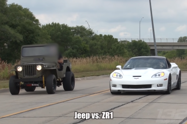 2013 Corvette ZR1 vs 1952 Willys Jeep