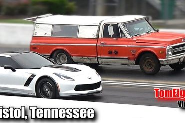 FarmTruck Goes Head To Head Against A Supercharged Corvette for $1,000