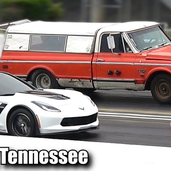 FarmTruck Goes Head To Head Against A Supercharged Corvette for $1,000