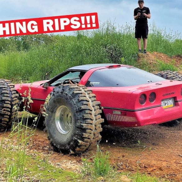 This Corvette Will Throw Dirt At You