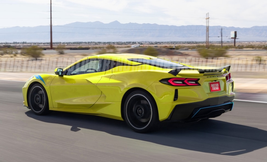 The 2023 Corvette E-Ray (Image courtesy of Motor Trend Magazine.)