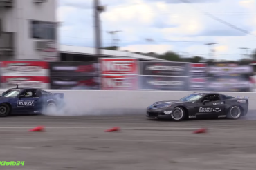 C6 Corvette Joins A Drifting Showdown