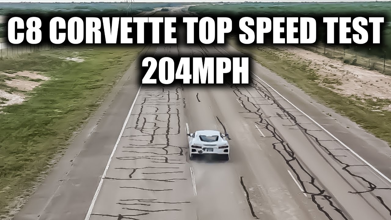 C8 Corvette Top Speed Run