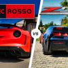 Corvette Z06 vs Ferrari F12 On Autobahn