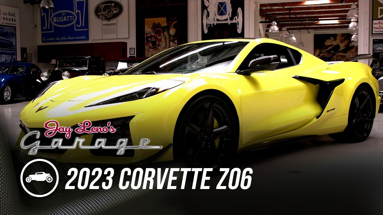 Jay Leno Test Drives The 2023 Corvette Z06