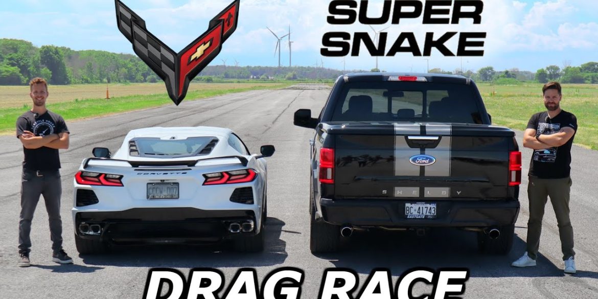 2020 C8 Corvette vs Shelby American F-150 Super Snake