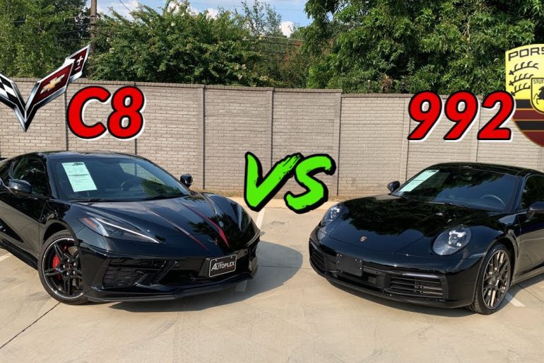 Comparing The C8 Corvette Against A Porsche 992
