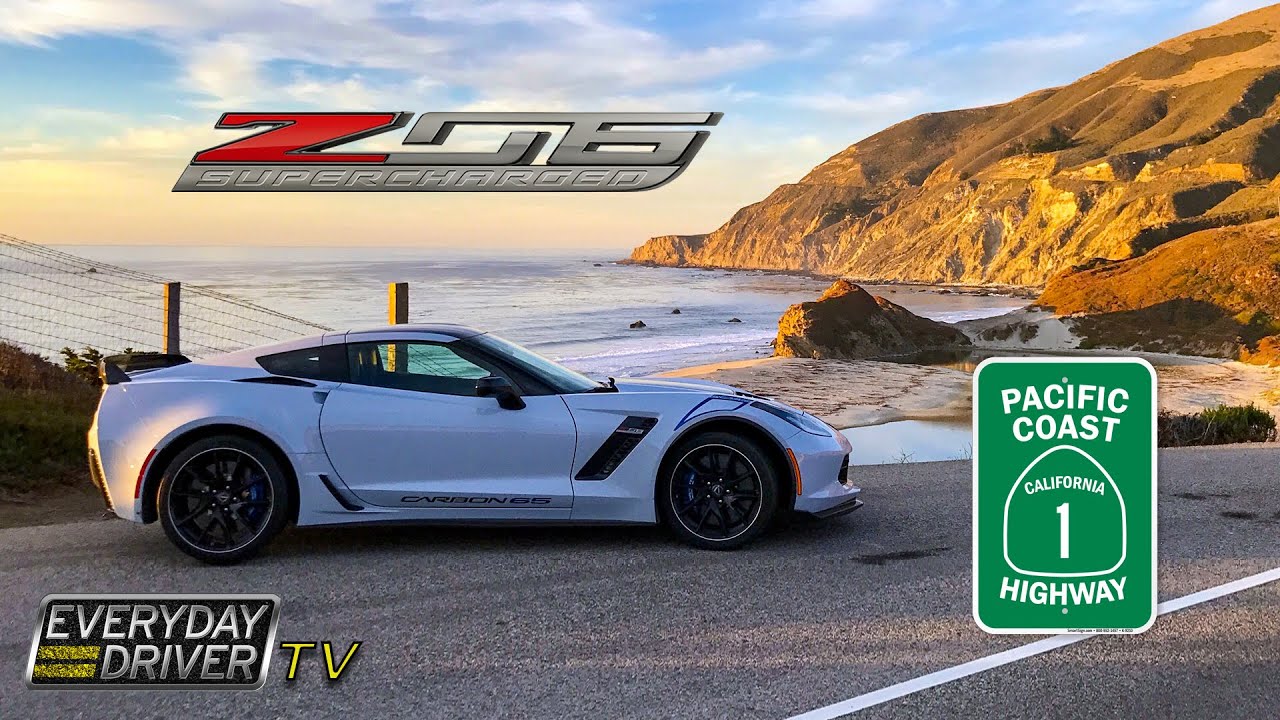 Cruising In A 2018 Carbon 65 Edition Corvette Around California
