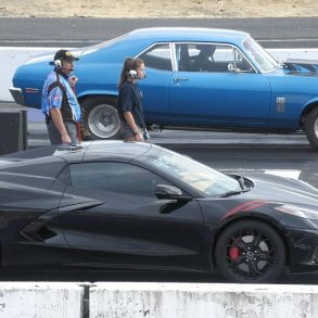 Drag Race: C8 Corvette vs Chevy Nova