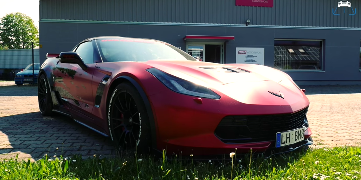 Super Loud 2016 Chevrolet Corvette Z06 Full Throttle On Autobahn!