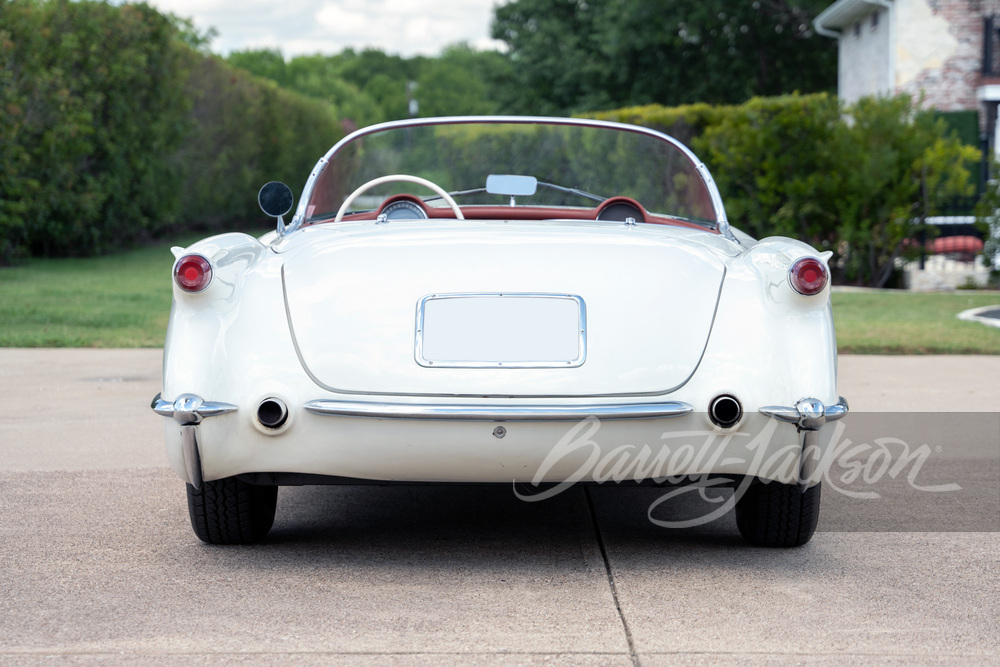 This 1955 Corvette will cross the Barrett Jackson auction block in Houston between October 20-22, 2022.