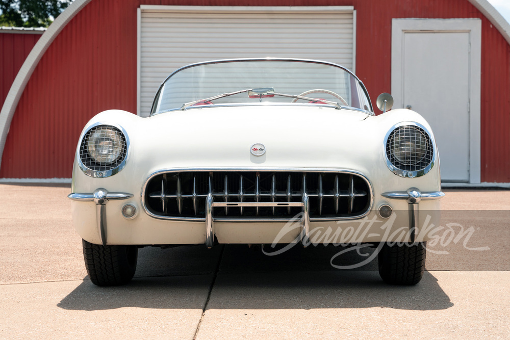 This 1955 Corvette will cross the Barrett Jackson auction block in Houston between October 20-22, 2022.