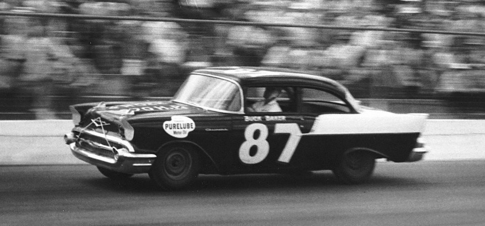 The "Black Widow" stock car that had a 283/290 fuelie V8 under the hood