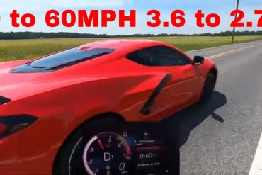 2020 C8 Corvette With The Z51 Package 0-60 MPH Acceleration