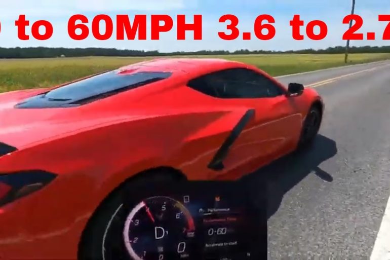 2020 C8 Corvette With The Z51 Package 0-60 MPH Acceleration