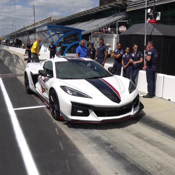 2023 Corvette Z06 Pace Car Hot Laps The Indy 500 Racetrack!