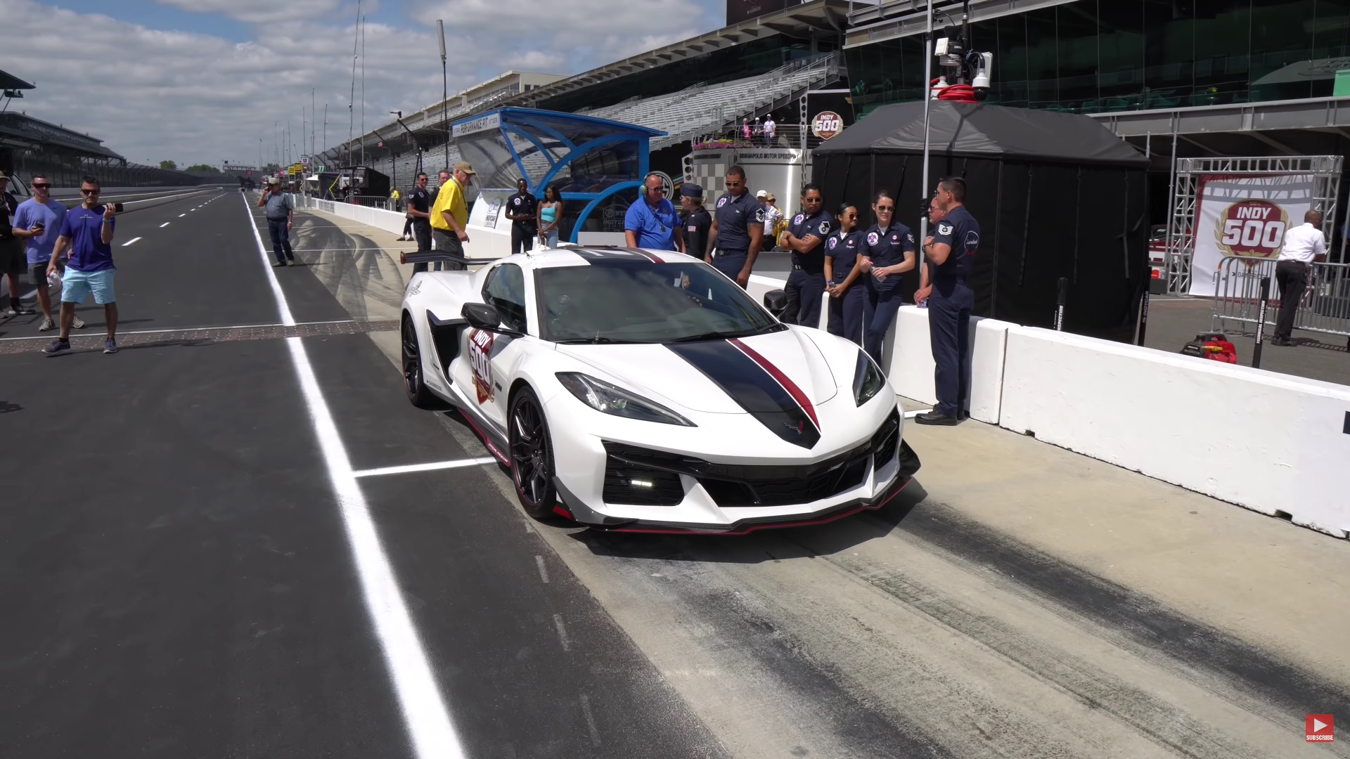 2023 Corvette Z06 Pace Car Hot Laps The Indy 500 Racetrack!