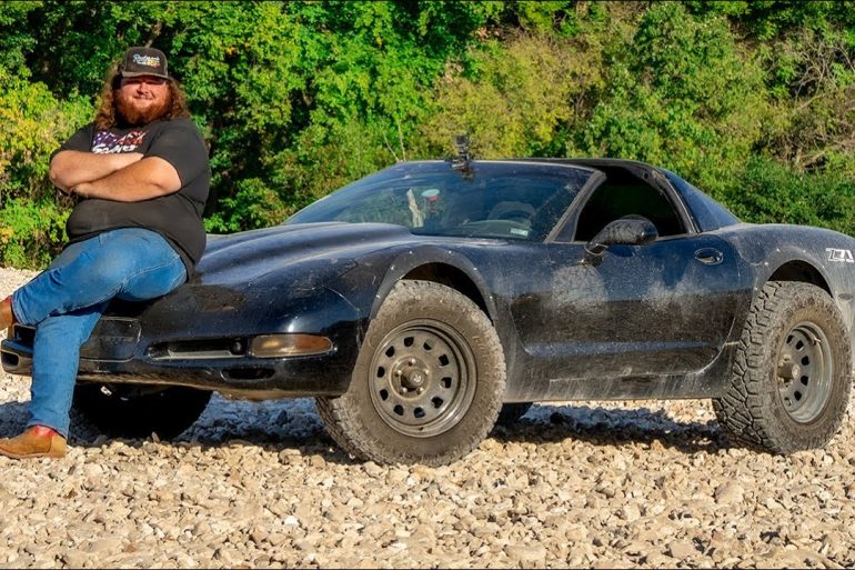 Driving A 1999 Corvette Offroad