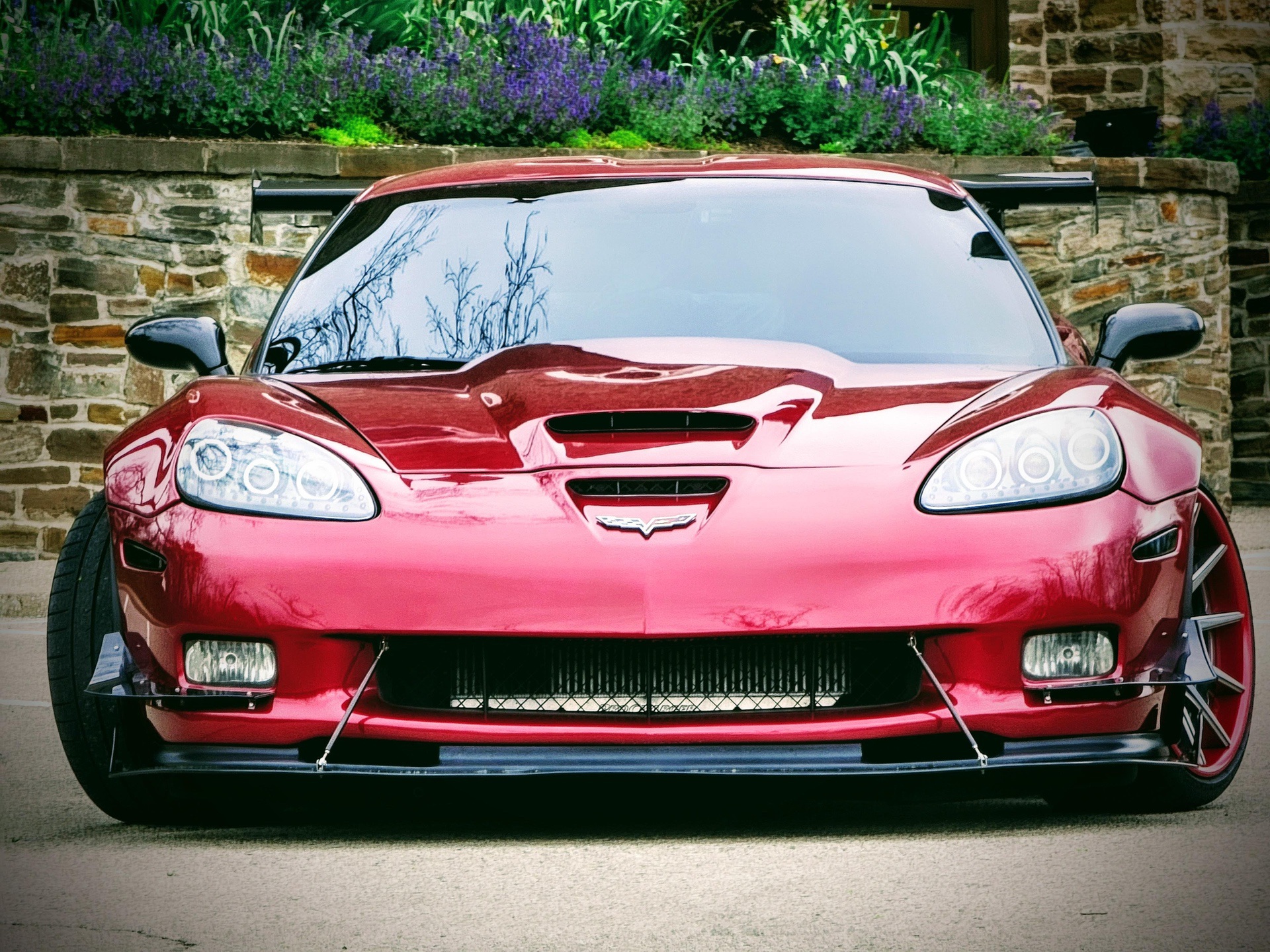 Bobby's Z06 with the widebody kit and new paint job