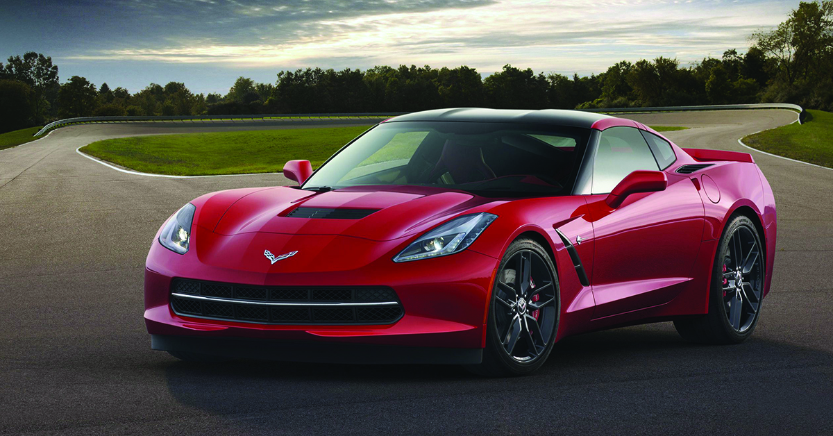 Red C7 Corvette