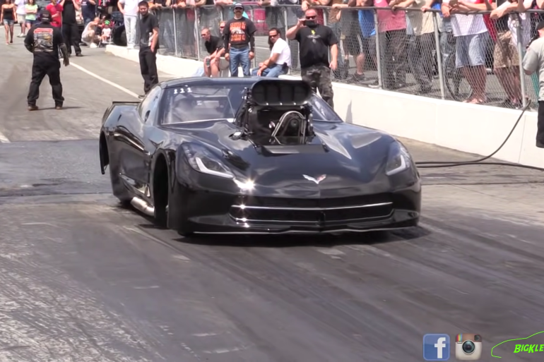 A C7 Corvette With 3,500 Horsepower