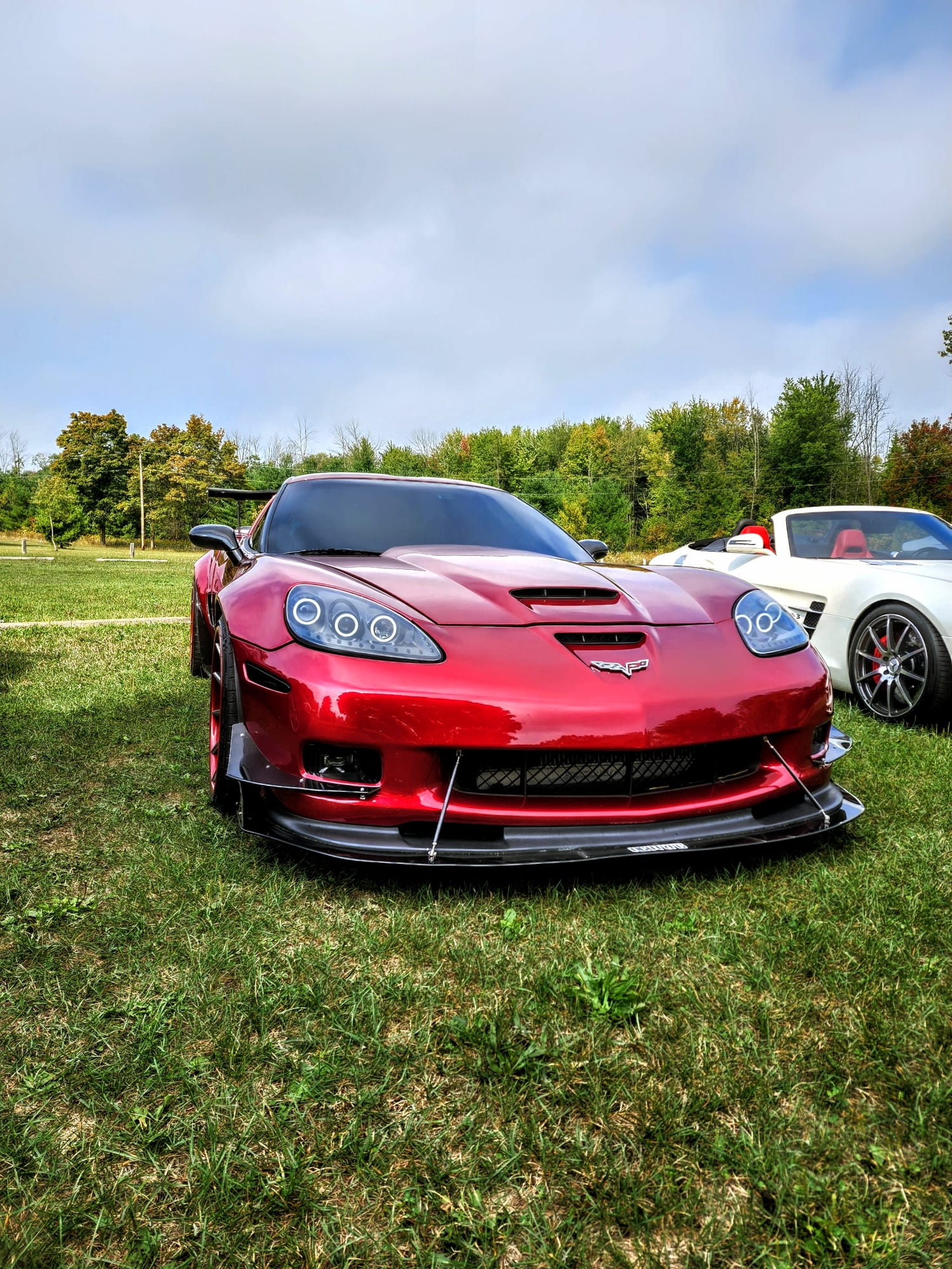Modified C6 Z06 at a car show