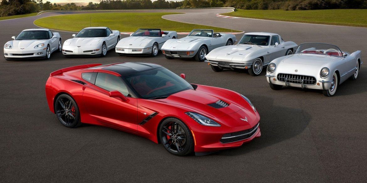 Various corvette generations