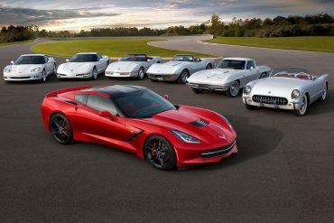 Various corvette generations