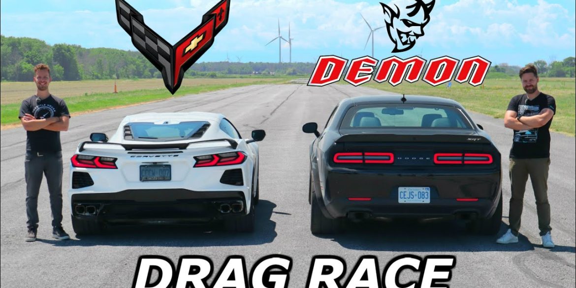 Which Is Faster? 2020 C8 Corvette vs Dodge Demon