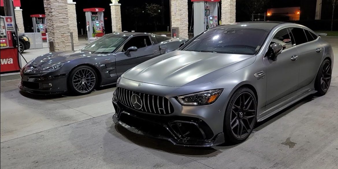 Stock 2010 Corvette ZR1 vs 2021 Mercedes GT63 S AMG