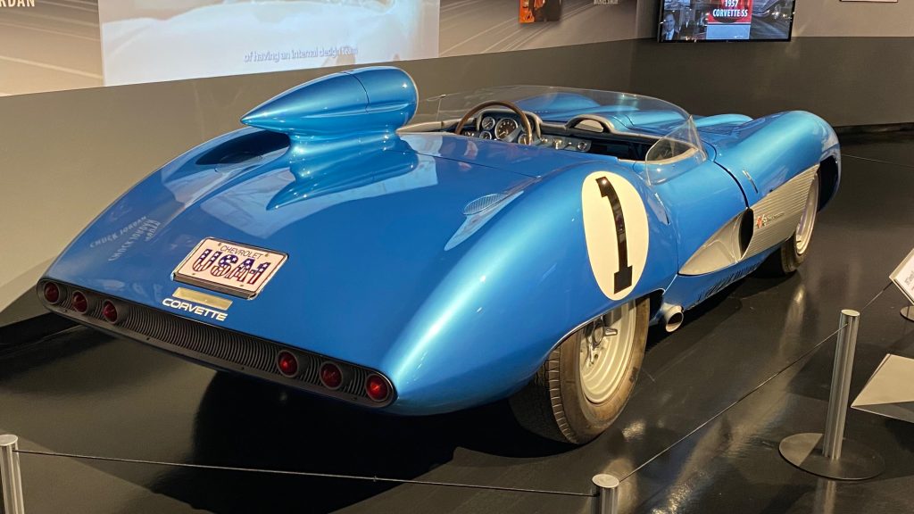 Harley Earl's 1957 Corvette SS Race Car. Seeing this car up close is worth the price of admission all by itself!