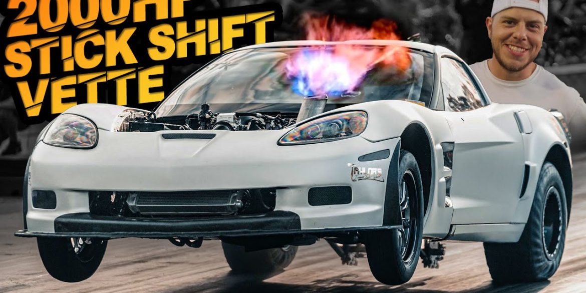 Watch A 2000HP C6 Corvette Tear Up The Drag Strip
