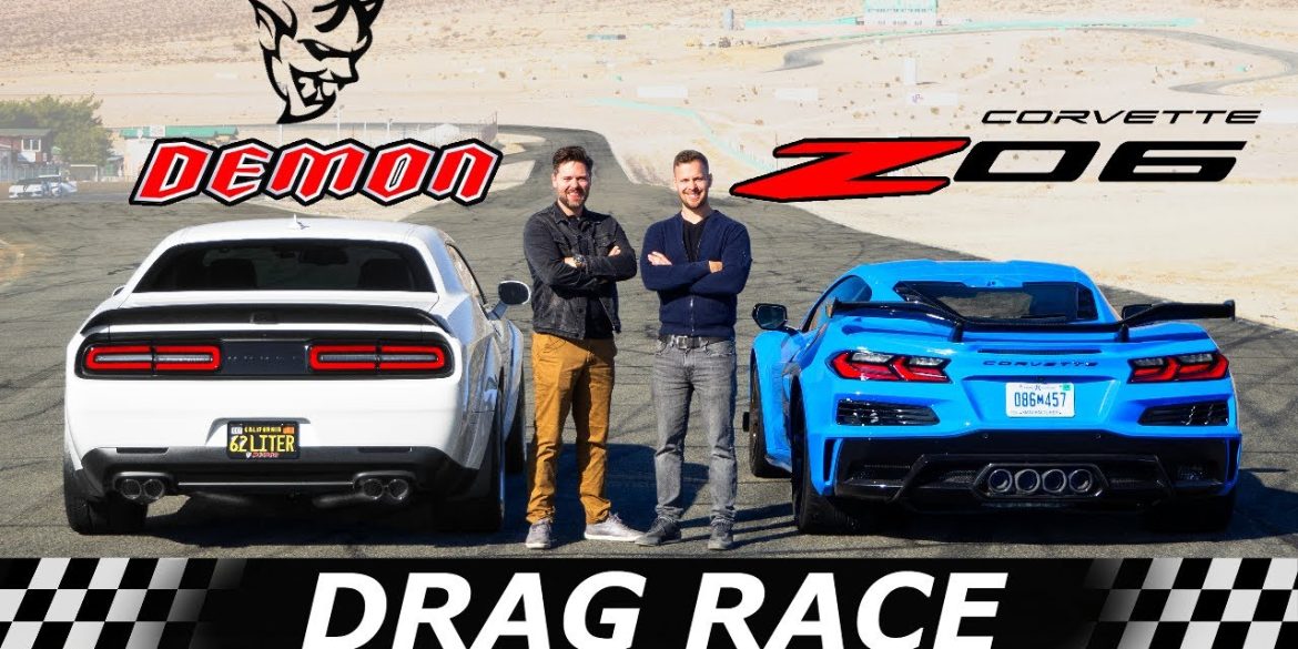 The Battle You've Been Waiting For: C8 Corvette Z06 vs Dodge Demon!