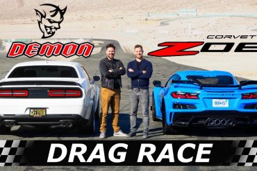 The Battle You've Been Waiting For: C8 Corvette Z06 vs Dodge Demon!