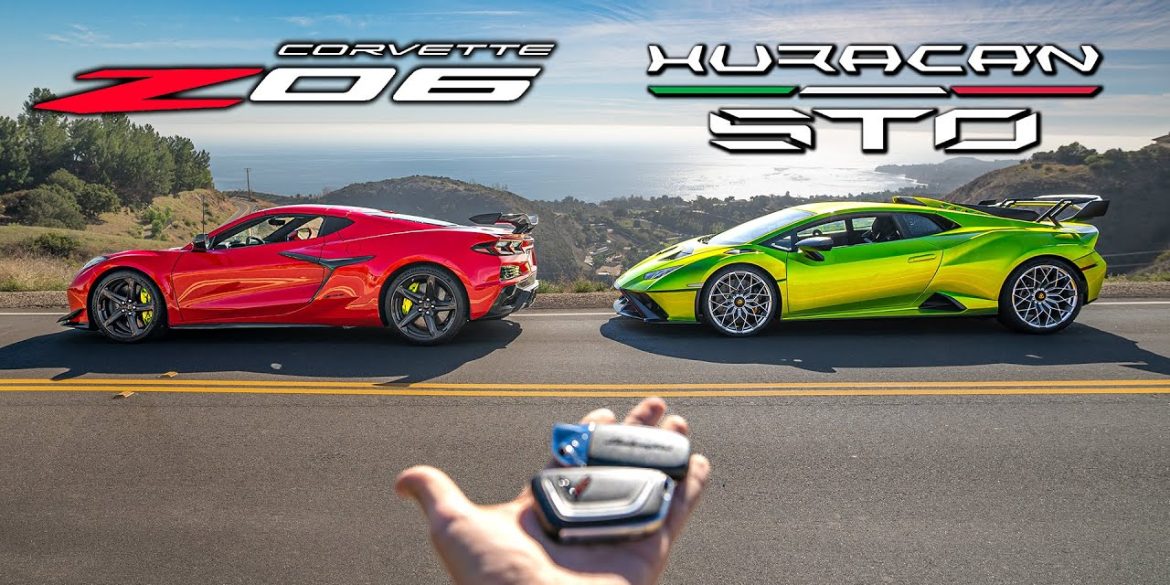 Comparing A C8 Corvette Z06 To Lamborghini Huracan STO