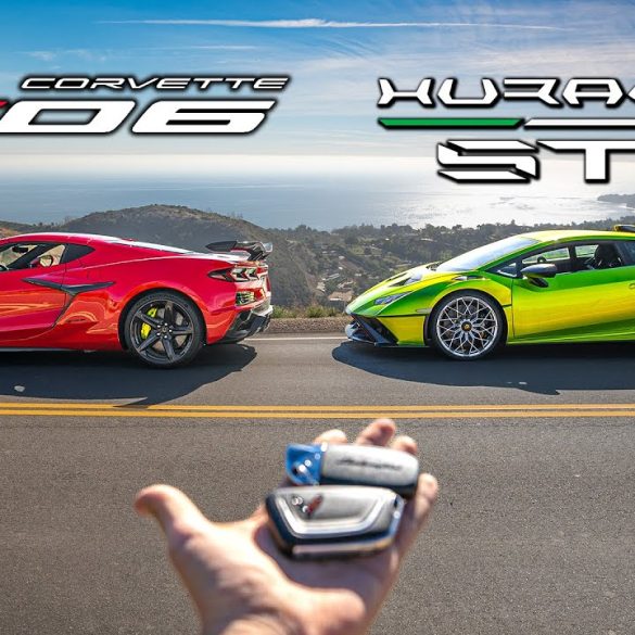 Comparing A C8 Corvette Z06 To Lamborghini Huracan STO