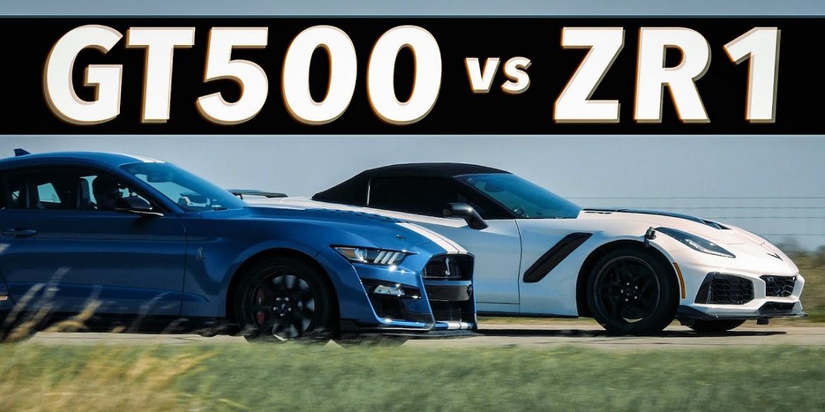 Stock C7 ZR1 vs Stock 2020 Shelby GT500 By Hennessey