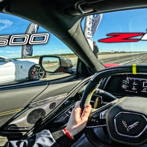 2023 Corvette Z06 Takes On Two Different Shelby GT500s